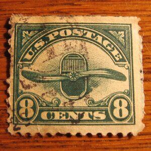 1923 U.S. Air Post 8 Cent Stamp